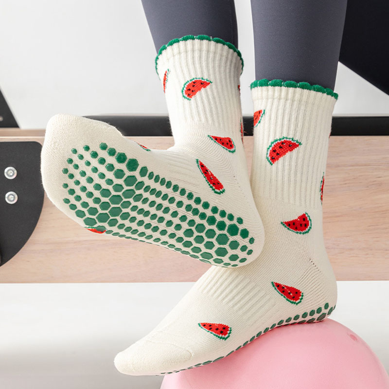 Yoga Socks Women Cotton Terry  - Medias Para Pilates Y Yoga ulasan dan harga
