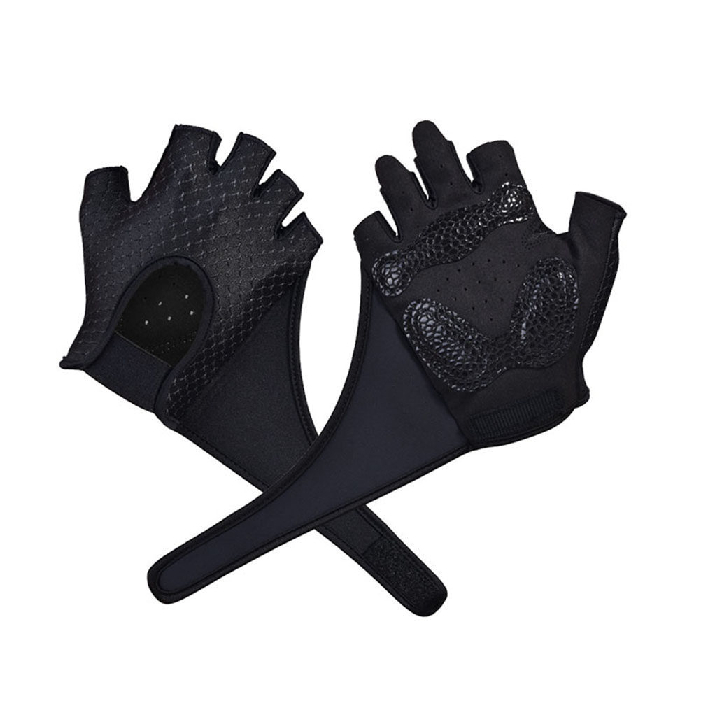 1Pair Fitness Gloves Half Fing - Pilate Yoga Workout ulasan dan harga